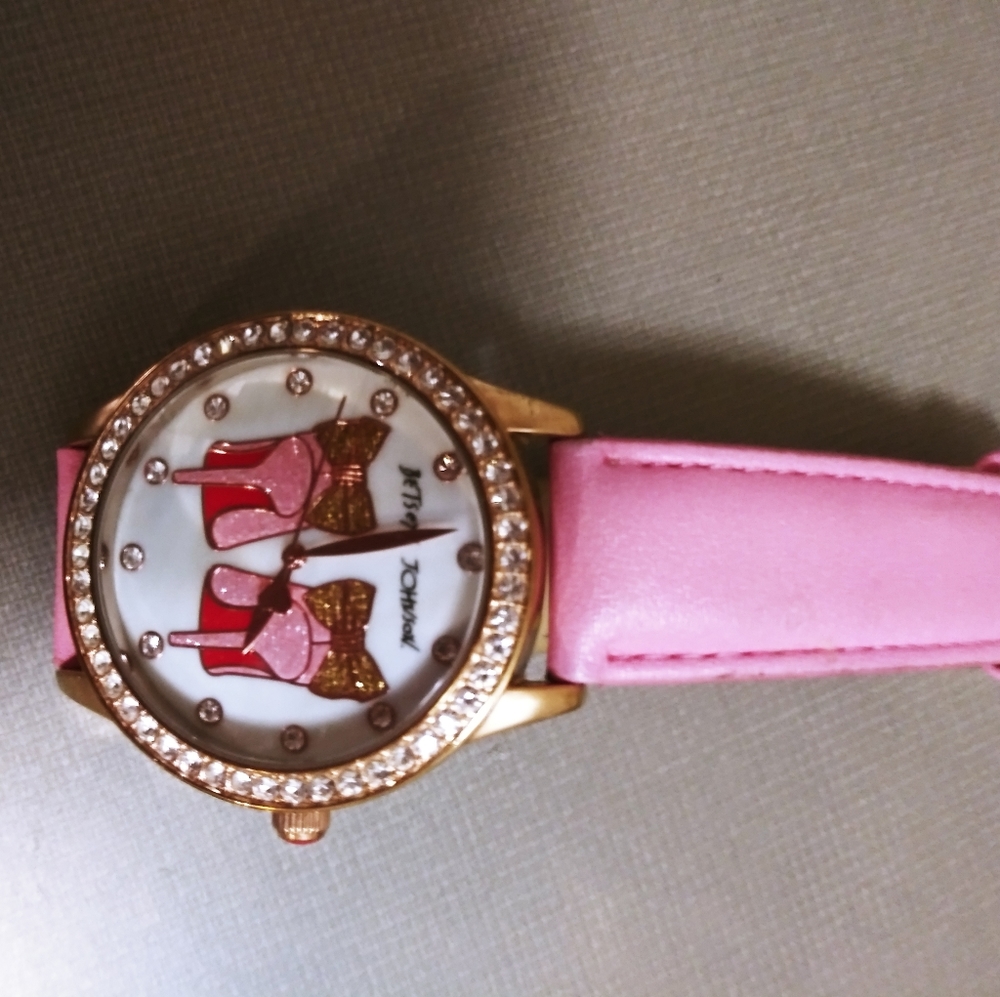 Like new Betsey Johnson high heel watch